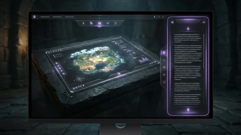 DungeonMasterOS dashboard screenshot